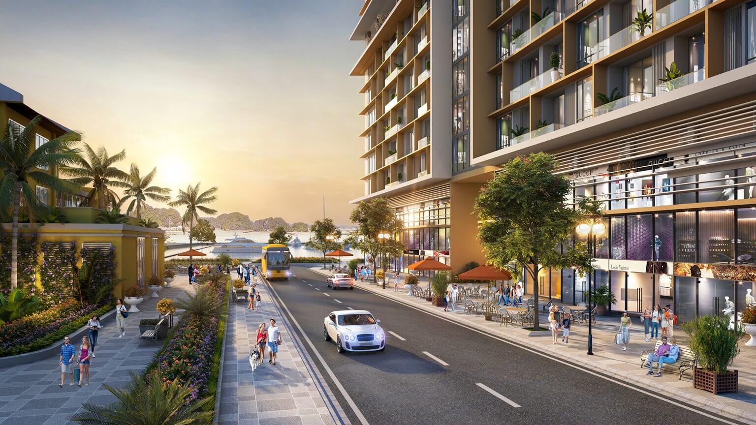 shophouse khối đế sun group mê linh